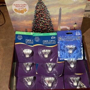NWT 9 Fiber optic 12 volt 10 watt Fiber Optic Replacement Bulbs in Kinkade box